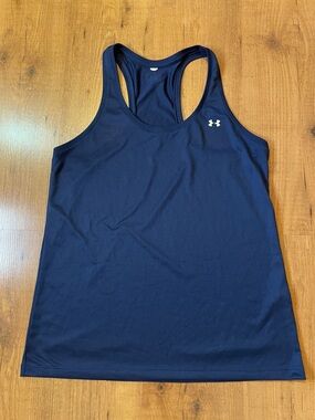 Under Armour Navy Blue Racerback Performance Tank